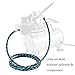 SAGUD Airbrush Hose 10 Foot Nylon Braided Air Hose with 1/8” Size On Both End and Adapter 1/8” male - 1/4” female for Most Airbrush Paint Kit