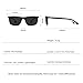 weiyuchen Square Frame Sunglasses Tr90 Uv400 Polarized Sun Glasses Fashion Male Acetate Temple Driving Eyewear (black)