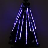 50cm 8 Tubes 240 Leds Shower Meteor Rain Light Tube Christmas Holiday Decoration Lights, Blue Color