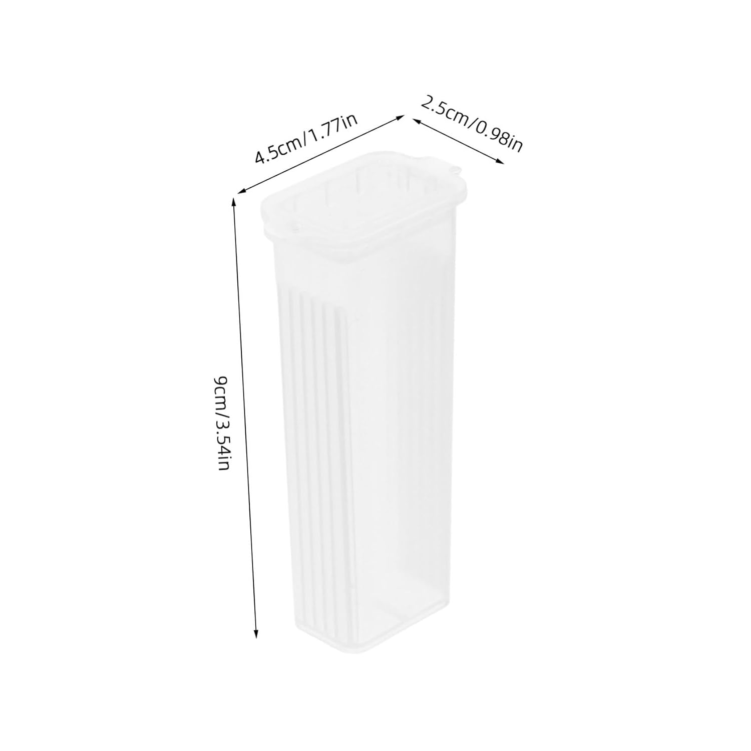 Alipis 10pcs Microscope Slide Specimen Box Storage Containers for Labs Dexter Storage Staining Coplin Jar and Tanks