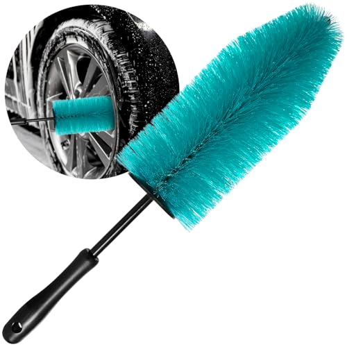 Extra weiche Felgenbürste - XL Premiumfelgenbürste von Sarencio - Ideal für eine sanfte und gründliche Reinigung bis ins Felgenbett - Optimal für hochwertige Autofelgen - Soft Rim Brush Extra weiche Felgenbürste - XL Premiumfelgenbürste von Sarencio - Ideal für eine sanfte und gründliche Reinigung bis ins Felgenbett - Optimal für hochwertige Autofelgen - Soft Rim Brush