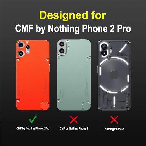 Image of amazon basics Back Case Cover for CMF by Nothing Phone 2 Pro | Compatible for CMF by Nothing Phone 2 Pro Back Cover | Liquid Silicon Magic Case with Camera Protection | Black