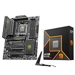 Micro Center AMD Ryzen 9 9900X CPU Processor with MSI MAG X870E Tomahawk WiFi ATX Motherboard (DDR5, PCIe 5.0 x16, M.2 Gen5, Wi-Fi 7, 5G LAN)