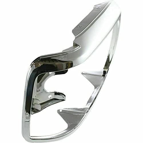 I-Match Auto Parts | Right Passenger Side Headlight Bezel | Chrome | For 1992-1996 Ford Pickup Full Size, 1992-1996 Ford Bronco, And 1997 Ford Pickup Heavy Duty | F2Tz13064C + Fo2513131 #TOP3