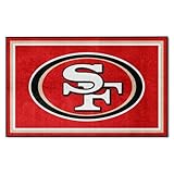 FANMATS - 6604 NFL San Francisco 49ers Nylon Face 4X6 Plüsch Teppich 116,8 x 182,9 cm