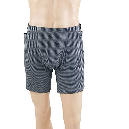 Bihiki Incontinence Care Trousers Catheter Underwear For Elderly,Urinate Drainage Bag Pants Abdominal Surgeries Patient,Ostomy Drainage Bag Care Clothes (Men, Xxxl) #TOP3