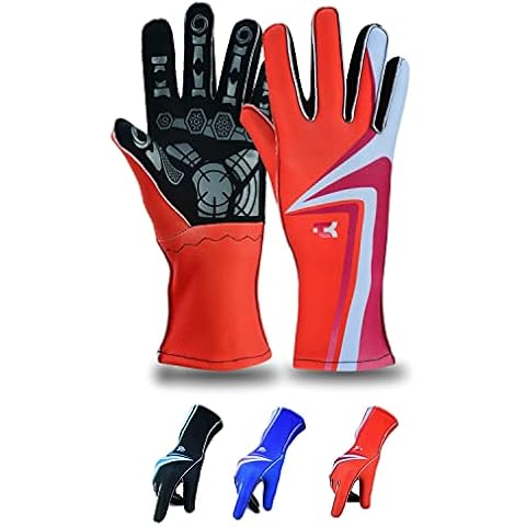 TK Karting Gloves with Silicone Grip Cover