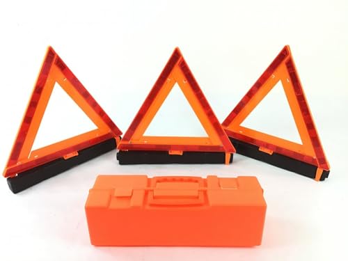 Triángulos Reflectivos de Emergencia para Carretera - Pack 3 miniatura 1