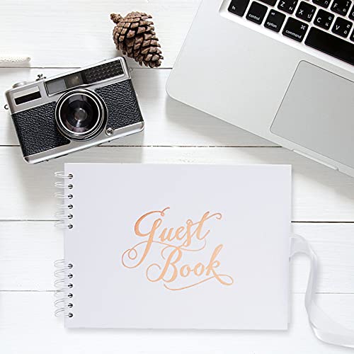 KIJETA Polaroid Guest Book for Wedding, Baby Shower, Birthday, Bridal Shower, Graduation Party, Anniversary - 11.5” x 8.5”, 80 Blank Pages Guestbook - Image 6