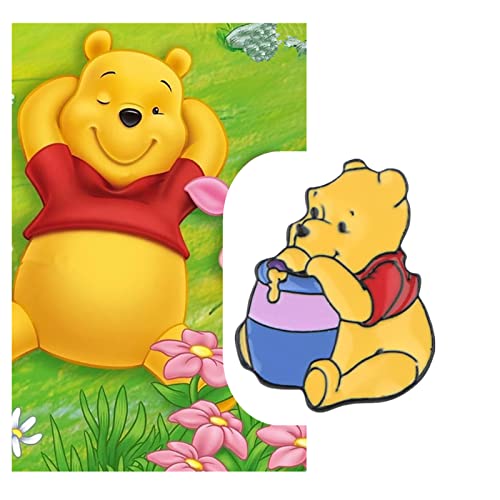Winni Pooh Eeyore Stith Pins, Zinc Alloy Pin, Tv Movies Gifts Brooch For Boys, Girls And Women (A) #TOP6