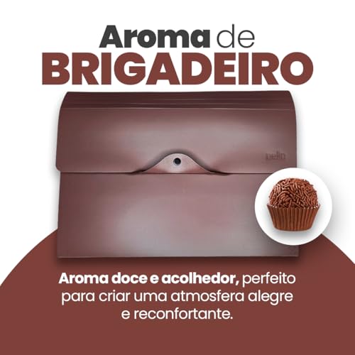 Dello - Pasta Sanfonada A4 Aromas c/12 Divisórias, 6108.03.0006, Brigadeiro