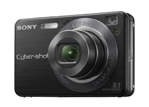 Sony CyberShot W130 Digital Camera - Black (8.1MP, 4x Optical Zoom) 2.5 LCD (Renewed)