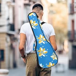 JRHEJTHH Housse imperméable pour ukulélé en tissu Oxford durable et élégant avec sac de rangement Motif floral géométrique bleu, Multicolore., 25.9x9x3.1in/66x23x8cm, Moderne - Les Beatles, Paul McCartney, John Lennon, RIngo Starr, George Harrison JRHEJTHH Housse imperméable pour ukulélé en tissu Oxford durable et élégant avec sac de rangement Motif floral géométrique bleu, Multicolore., 25.9x9x3.1in/66x23x8cm, Moderne – Image 5