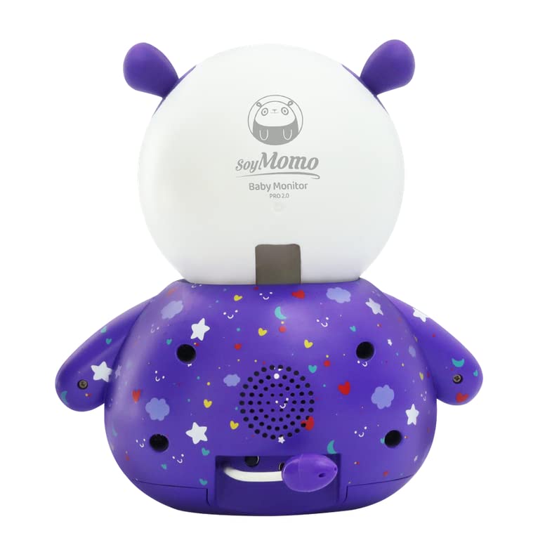 SoyMomo Baby Monitor Pro 2.0 with HD Camera, Smart Baby Monitor with Video, Two-Way Audio and 5.5" Screen, Night Vision, Temperature Sensor, ECO Mode and 355º Rotation - Afbeelding 4