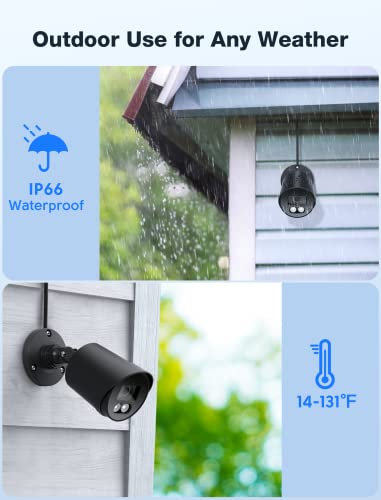 Wired Security Camera, Ezfix 1080P 100Ft Full-Color Night Vision 2.0Mp Cctv Camera (Hybrid 4-In-1 Hd-Cvi/Tvi/Ahd/960H Analog Cvbs), 2Pcs Led, 82.2° View Angle, Waterproof Surveillance Camera (Black) #TOP5