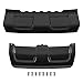 KUAFU Front +Rear Bumper Skid Plate Compatible with 2014-2017 Land Rover Range Rover Sport Plastic (PP) Painted Black