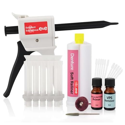 E&E Upper and Lower Denture Soft Reline Kit