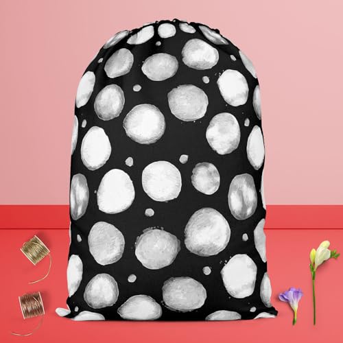 Image of ArtzFolio Painted Circles | Reusable Sack Bag | Bag for Gym, Storage, Vegetable & Travel