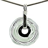 Edelstahlkette 60 cm lang - Durchmesser des Schmuckanhängers 3,5-4 cm