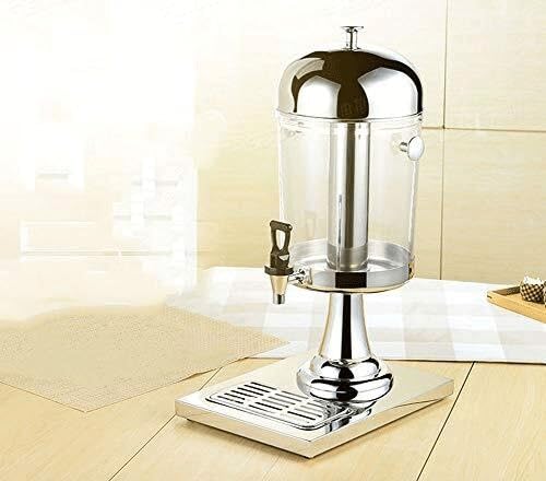 Dispensador de jugo con tapa y grifo para servir bebidas frías, cócteles, ponche, agua y refrescos