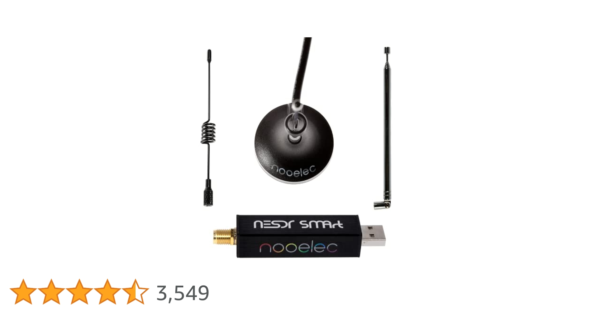 Nooelec NESDR SMArt v5 Bundle バンドル - アルミ Amazon.com: Nooelec RTL-SDR v5 Bundle - NESDR Smart HF/VHF