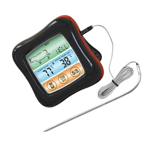 PRETYZOOM Reliable Meat Thermometer Digital Kitchen Gadget BBQ Thermometer for Home Cooking
