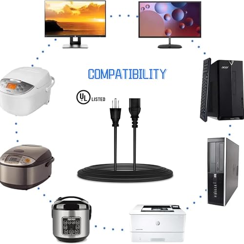 Cable de Alimentación UL AC compatible con inyector PoE++ Gigabit de 60W cudy Modelo POE300 US miniatura 4