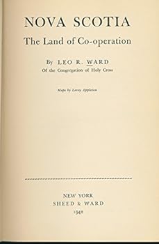 Hardcover Nova Scotia,: The land of cooperation, Book