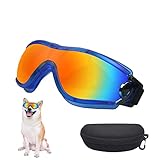Mitubati Dog Sunglasses Pet Goggles for Medium Large UV Protection Wind Protection Dust Protection A