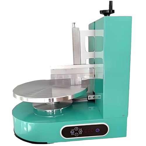 Esparcidor automático de crema para tartas con raspador ajustable y tocadiscos para una decoración suave de pasteles
