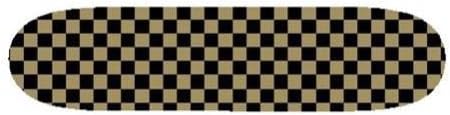 Skateboard Decks Checkered Black / Gold Deck 8.0