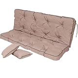 Porch Swing Cushions, Swing Cushions Replacement with Backrest, Outdoor Swing...