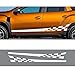 pour Dacia Duster 1.0 Tce Turbo Logan 1.4 1.6 Mpi Dci Mcv Sandero R4 Auto Accessoires 2 pièces Voiture Porte côté Autocollant Vinyle Film décalcomanie