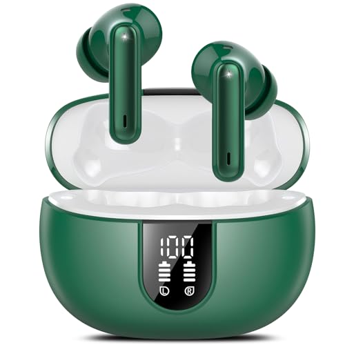 Image of Ai Translation Earbuds Real Time, 165 Languages Translator Earbuds with 6 Translation Modes /No Subscription, Audio and Video Calls Translator Headphones, 42H Audifonos Traductores Ingles Espanol,Green