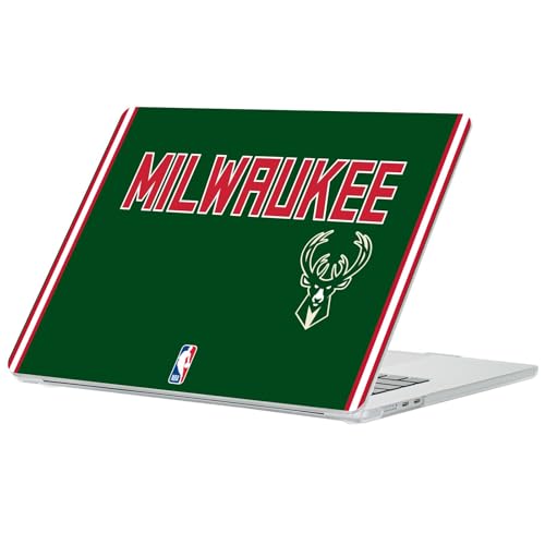Coque ordinateur portable MacBook Air 13.6 coque cristal rigide NBA Milwaukee Bucks A3113