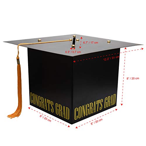 image for MerryJoyParty Graduation Card Box Graduation Card Holder Original Grad
