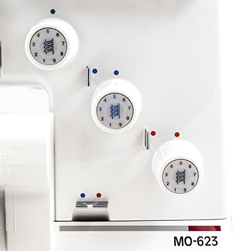 image for Juki 1-Needle, 3-Thread Overlock Machine MO-623, White