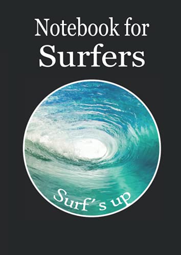 Notebook for Surfers: This beautiful big graph paper notebook with this magic underwater view and the surfer on its cover is designed for surfers in ... divers, sailors etc. (Books for Surfers)