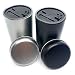 Produktbild Premium Salz & Pfefferstreuer Set Silber + schwarz 5,4 x 9cm - Gewürzdose mit Aromadeckel - Aufbewahrung von Gewürzen mit Streuer