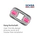 Scuba Choice Clear Silicone Snorkel Mouthpiece – Universal Fit for Regulators & Snorkels, Includes Regulator Tie with Color Tab – Comfortable, Durable & Secure Replacement – Pink