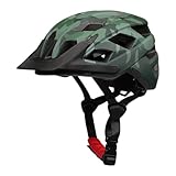 Kids Bike Helmet, 2 Size Adjustable for Youth Toddler Boys & Girls 3-5-8-10-12-14 Years, Child Helmets with Visor for Skating Cycling Scooter (Camouflage Green, M: 54-58 cm / 21.3'-22.8')