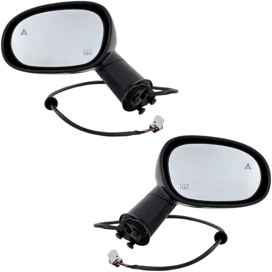 For Dodge Challenger Door Mirror 2015 16 17 18 2019 Driver Side | Power | Heated | w/Blind Spot Detection | Paint To Match | Coupe | Replacement For CH1320483 | 5LD67DX8AD