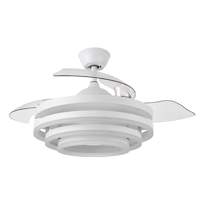 Ventilateur DC 72W à 3 pales avec télécommande et mémoire pour salon
