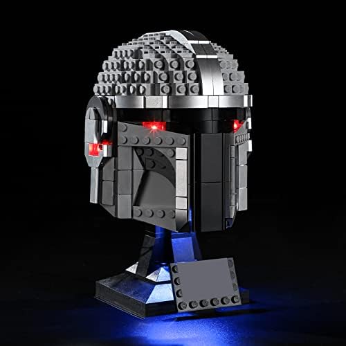 GEAMENT Kit de Luces LED Compatible con Lego Casco del Mandaloria...