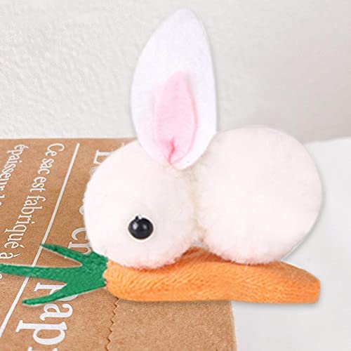 Plush Bunny Hair Clip Sweet Easter Rabbit Hair Clips Cartoon Rabbit Carrot Barrettes Children Girl Hairpins Spring Easter Hair Accessories For Kid Headdress #TOP7