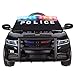 Modern-Depo Police Pursuit 12V Electric Ride On Car for Kids with 2.4G Remote Control, Siren Flashing Light, Intercom, Bumper Guard, Openable Doors