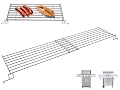 PETKAO Adjustable Grill Warming Rack for Charbroil Performance 3/4 Burner Grill Replacement Parts 463448021 463365021 463352521 463732623 463354021, Swing Away Grid for Charbroil Grill Accessories