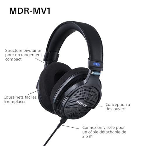 Sony MDR MV1 Studio Headphone - vue 10