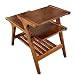 Produktbild Laptopständer DD Sofa Seite Kleine Massivholz Couchtisch Einfache Lagerung Multifunktions-Ecke/Beistelltisch -Werkbank (Farbe : Nussbaum)