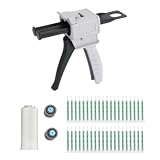 Pistolet à colle époxy AB, 1:1 Pistolet a Colle 50ML,Pistolet à Colle Set,50ml Pistolet Di...